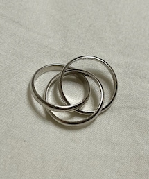 VINTAGE | '90s? silver925 trinity ring(リング)