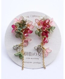 Handmade | 樹脂の女 手作耳環(ピアス（両耳用）)