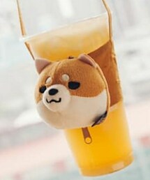 no brand | 【阿克騰創意設計】小米柴犬飲料提袋吊飾(その他雑貨)
