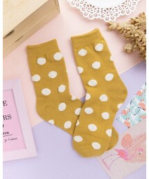 Korea | 絨毛圓點襪(ソックス/靴下)