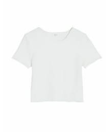 NET | 車邊素面短版T恤(Tシャツ/カットソー)