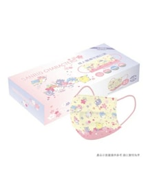 摩戴舒 | 【SANRIO 三麗鷗】櫻花款成人平面醫用口罩(20入/盒)

(マスク)