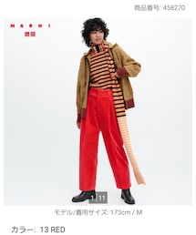 UNIQLO | コーディロイワイドフィットタックパンツ(その他パンツ)