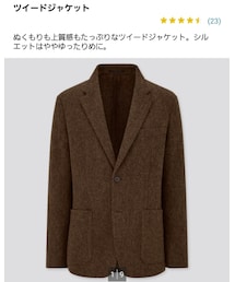 UNIQLO | ツイードジャケット(テーラードジャケット)
