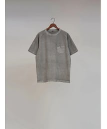 Nigel Cabourn | 9.5oz BASIC T-SHIRT -PIGMENT　ピグメント染め。反応染料と異なり染色粒子が大きいため色落ちなどの経年変化が早い事が特徴。(Tシャツ/カットソー)