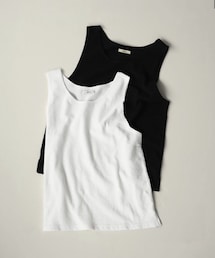 shiun | COTTON SLUB TANK TOP 2P(タンクトップ)