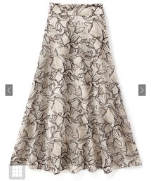 GRL | 花柄が刺繍されたフレアスカート🍀(スカート)