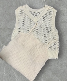 しまむら | あみあみトップスとキャミ(Tシャツ/カットソー)