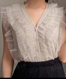 SHEIN | レースたっぷりのトップス🍀キャミにもベストにもなります😊(シャツ/ブラウス)