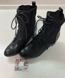 しまむら | しまむら🦓mumuさんコラボのレースアップブーツ🥾(ブーツ)