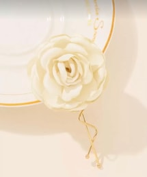 SHEIN | 白い薔薇が可愛い髪留め🌹🌹🤍(ヘアピン)