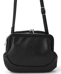 GRL | がま口レザーショルダーバッグ👜がま口の可愛いバッグ😆💘反対側はファスナーになっていて物を出し入れ出来る👍🏻(ショルダーバッグ)