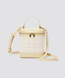 GU | GU×rokhコラボ✨第2弾👜バニティバッグ🤍🤍ྀི可愛いチェック柄のバニティバッグ😆大きめサイズ(ショルダーバッグ)