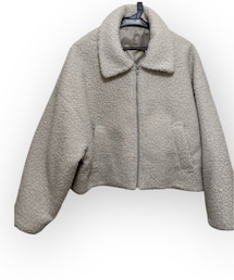 LUDIC PARK | クルクルのプードルのような糸が使われた暖かジャケット🐩🌀昨年セールで購入👛🛍(ジャケット/アウター)