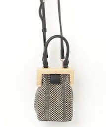 MERCURYDUO | がま口のミニバッグ👜開閉部は木製になってます🍀*゜(ショルダーバッグ)