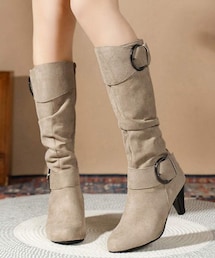 SHEIN | ベルトバックルが2ヶ所付いたデザインのブーツ👢可愛い😆💘(ブーツ)