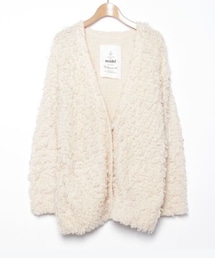 SNIDEL | ファーライクニットガウン🧶ふわもこループのカーディガン🌸(カーディガン/ボレロ)