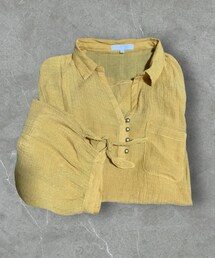 grove | 七分袖にリボン🎀のついたシャツ👔(シャツ/ブラウス)