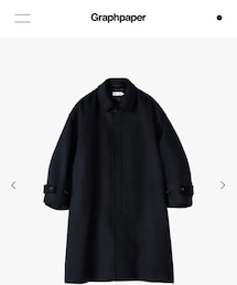 Graphpaper | Light Melton Oversized Coat(ステンカラーコート)