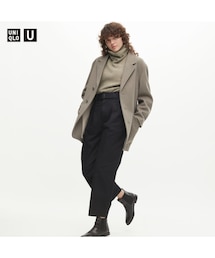 UNIQLO | ベルテッドタックワイドパンツ(パンツ)