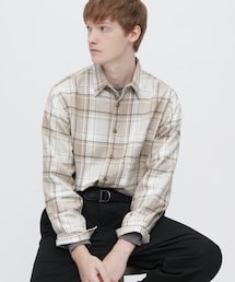 UNIQLO | フランネルチェックシャツ/¥2,990/XL(シャツ/ブラウス)