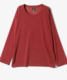 Needles | L/S U Neck Tee - Poly Mesh / Red(Tシャツ/カットソー)