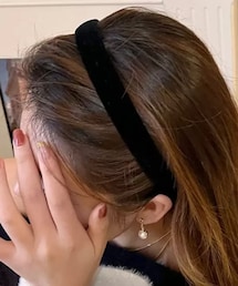 SHEIN | SHEIN ベロアカチューシャ(カチューシャ)