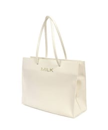 MILK | MILK レザートート（Color：E.オフ(限定カラー)）(ハンドバッグ)