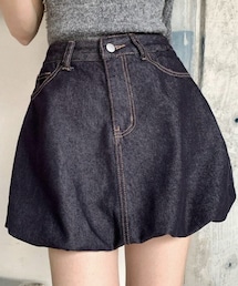 SHEIN | DAZY デニム バルーンスカート XL 321500409(デニムスカート)