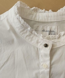 chambre de charme | chambre de charme スタンドカラーブラウス(シャツ/ブラウス)