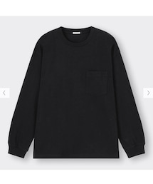 GU | ヘビーウエイトクルーネックT 長袖S(Tシャツ/カットソー)