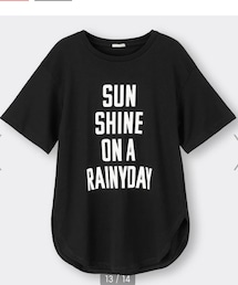 GU | グラフィックチュニックＴ(Tシャツ/カットソー)