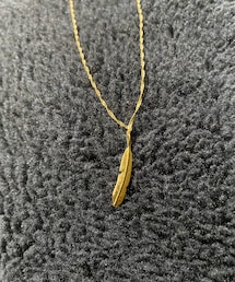 no brand | k18 フェザーネックレス45cm(ネックレス)