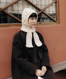 YUKI FUJISAWA | KNIT CAP｜WHITE(ニットキャップ/ビーニー)