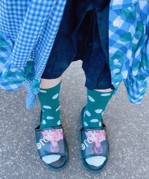 某所でこの健康サンダルを履き靴下を撮影し続け3年強 | ソックス/靴下