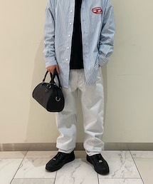 DIESEL | レディース Dロゴエンボス ハンドバッグ(ハンドバッグ)