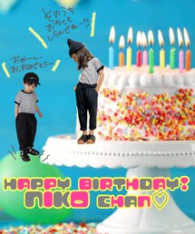 ニコさん❤︎ 𝙷𝚊𝚙𝚙𝚢 𝙱𝚒𝚛𝚝𝚑𝚍𝚊𝚢 ❤︎ | ラッピングキット