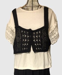 Samansa Mos2 blue | Tシャツ/カットソー