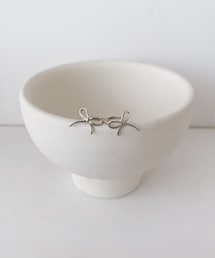 Owol. | Ribbon Hoop Pierce(ピアス（両耳用）)