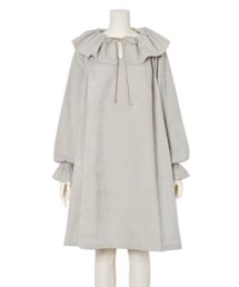 RUBY AND YOU | ピエロカラーコーデュロイワンピース LIGHTBEIGE(ワンピース)