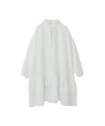 RUBY AND YOU | シアーチェックワンピース OFFWHITE(ワンピース)