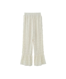 poiregnee | ドッキングレースフレアパンツ IVORY(その他パンツ)