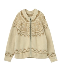 RUBY AND YOU | ノルディックニットジップブルソン(ブルゾン)