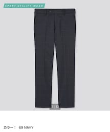 UNIQLO | 感動パンツ　ウィンドウペン(スラックス)