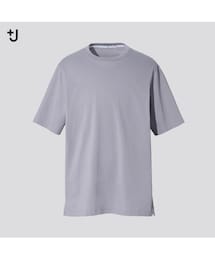 UNIQLO | スーピマコットンリラックスフィットTシャツ003グレー(Tシャツ/カットソー)