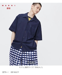 UNIQLO | オーバーサイズオープンカラーシャツ(シャツ/ブラウス)
