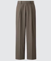 UNIQLO | タックワイドテーパードパンツ(パンツ)