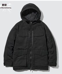 UNIQLO | ハイブリッドダウンオーバーサイズパーカ/White Mountaineering/7,990円(マウンテンパーカー)