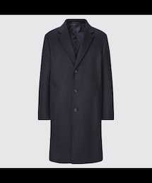 UNIQLO | ウールカシミヤチェスターコート(ネイビー) ウールカシミヤチェスターコート https://www.uniqlo.com/jp/ja/products/E442153-000/00?colorDisplayCode=69&sizeDisplayCode=004&utm_medium=social&utm_source=appshare(チェスターコート)