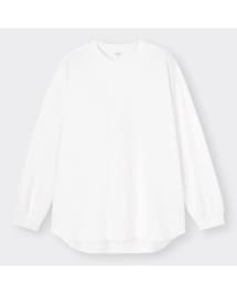 GU ¥1490 | ドライポンチラウンドヘムT(Tシャツ/カットソー)